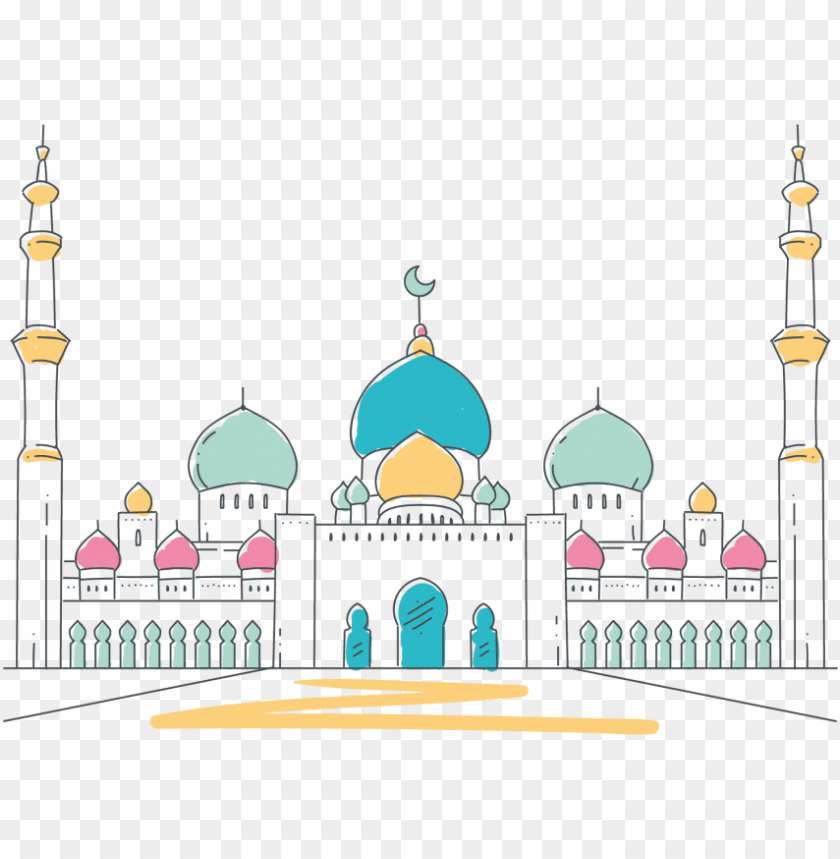 Download free png mosque vector png images transparent