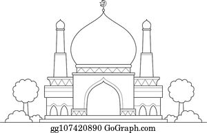 Masjid clip art.