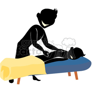 massage clipart animated