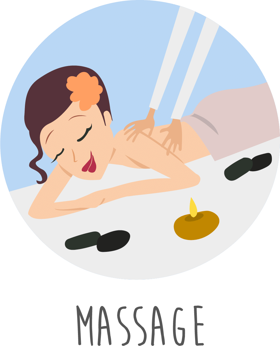 Massages clipart relaxing, Massages relaxing Transparent