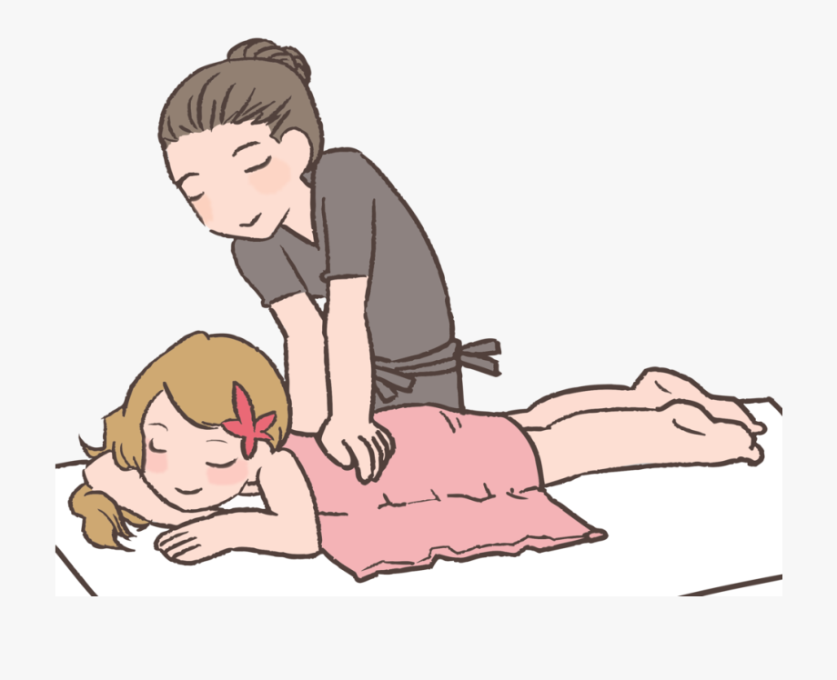 Massage Day Spa Cartoon Champissage