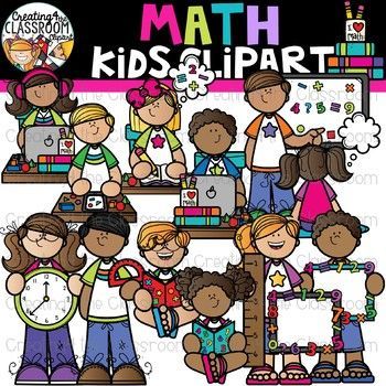 Math Kids Clipart