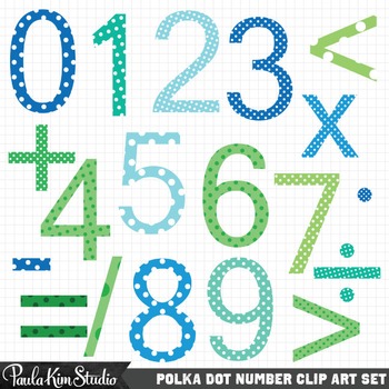 Math clipart numbers.