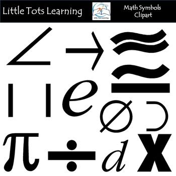 Math Symbols Clip Art