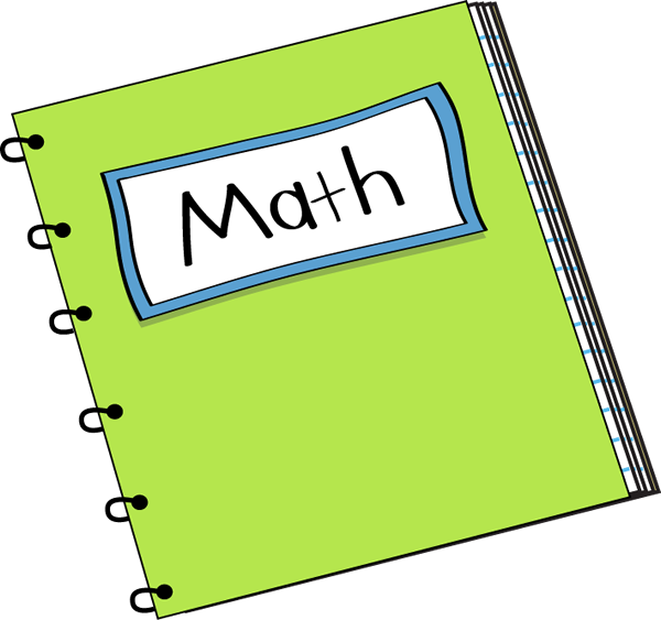 Math notebook clip.