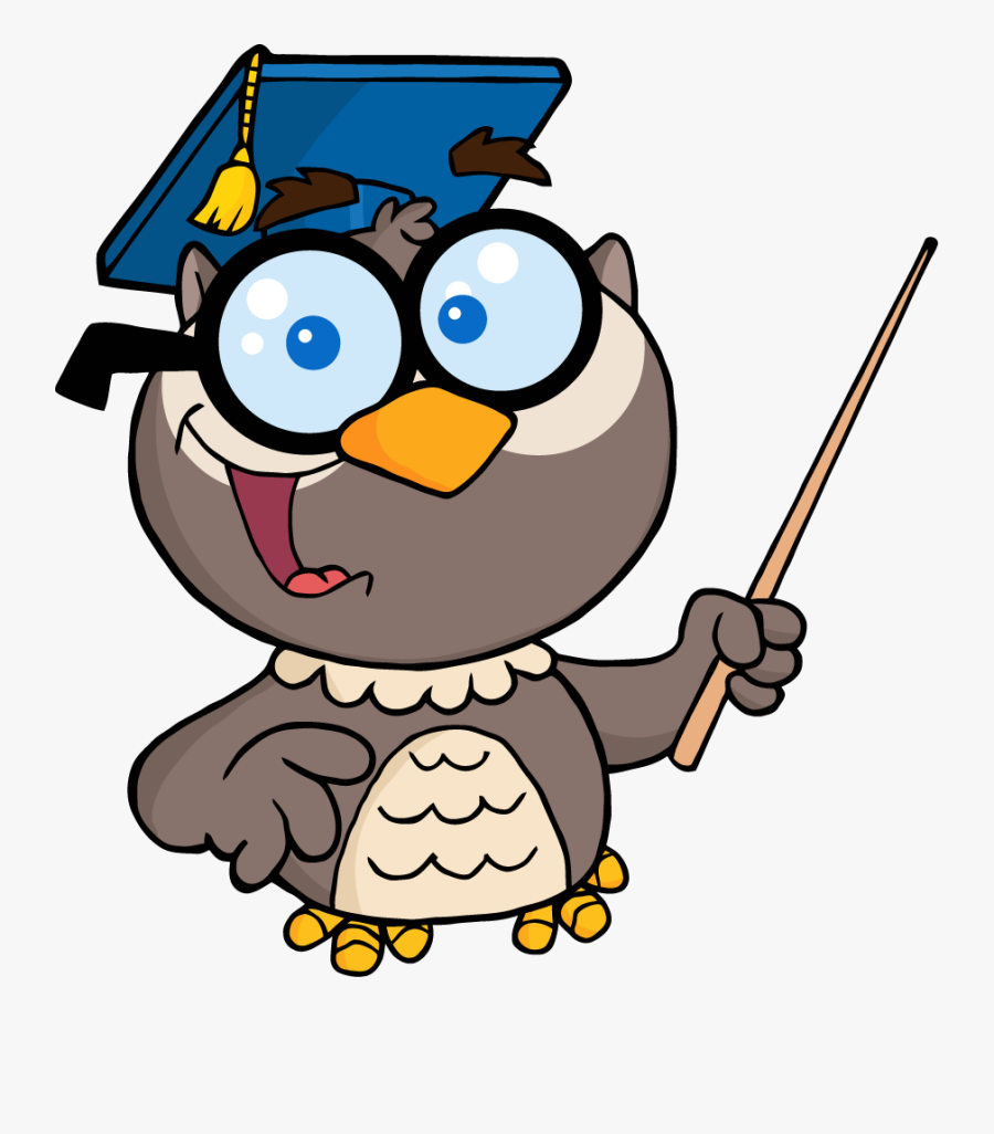 Owl teacher cartoon.