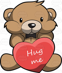 Bear hug clipart.