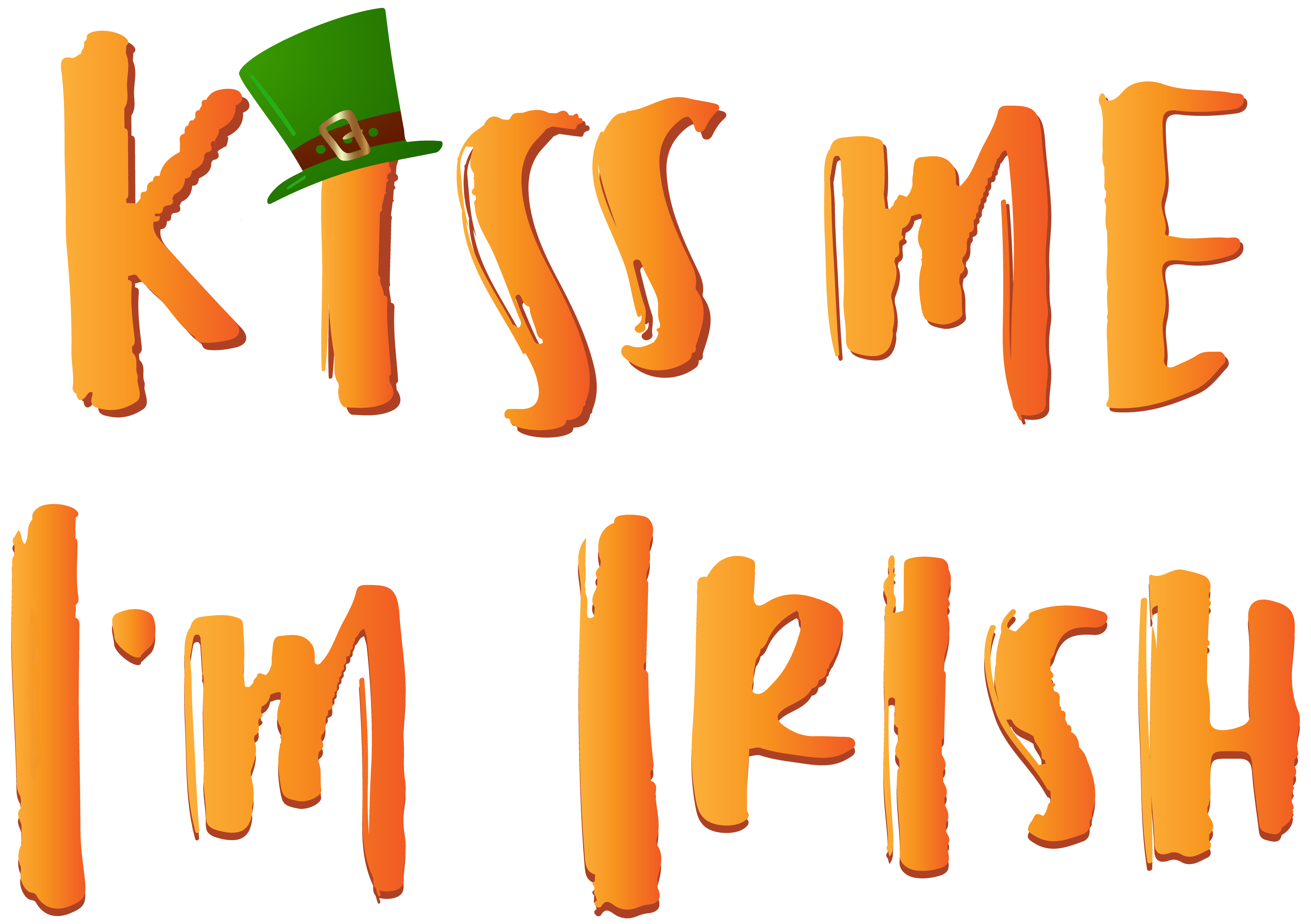 Kiss irish png.