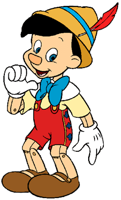 me clipart pinocchio character