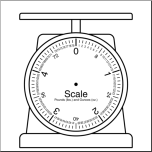 Scale Clipart weight measurement tool