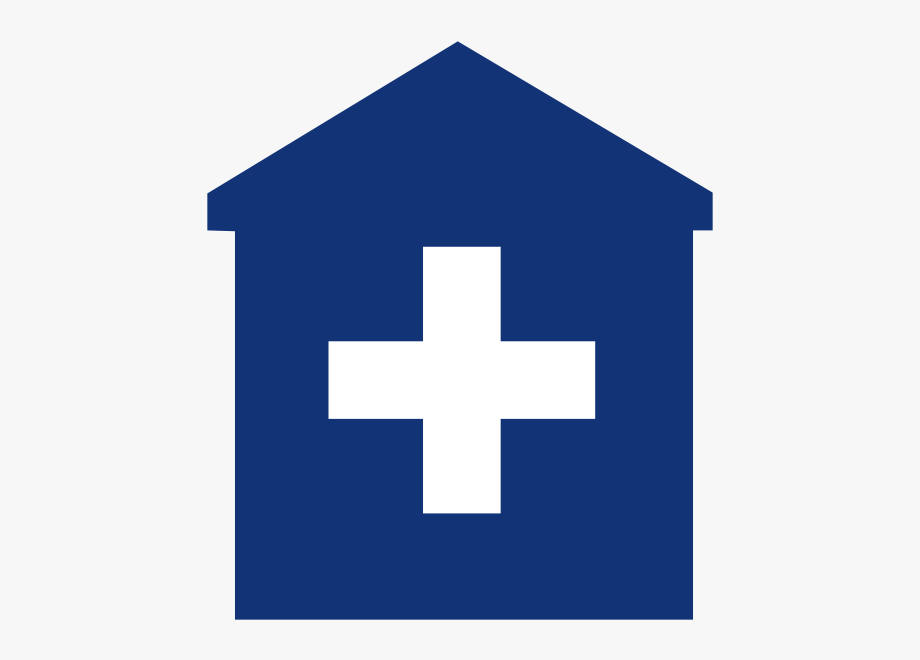 Primary Care Medical Home Blue Hospital Doctor Clip