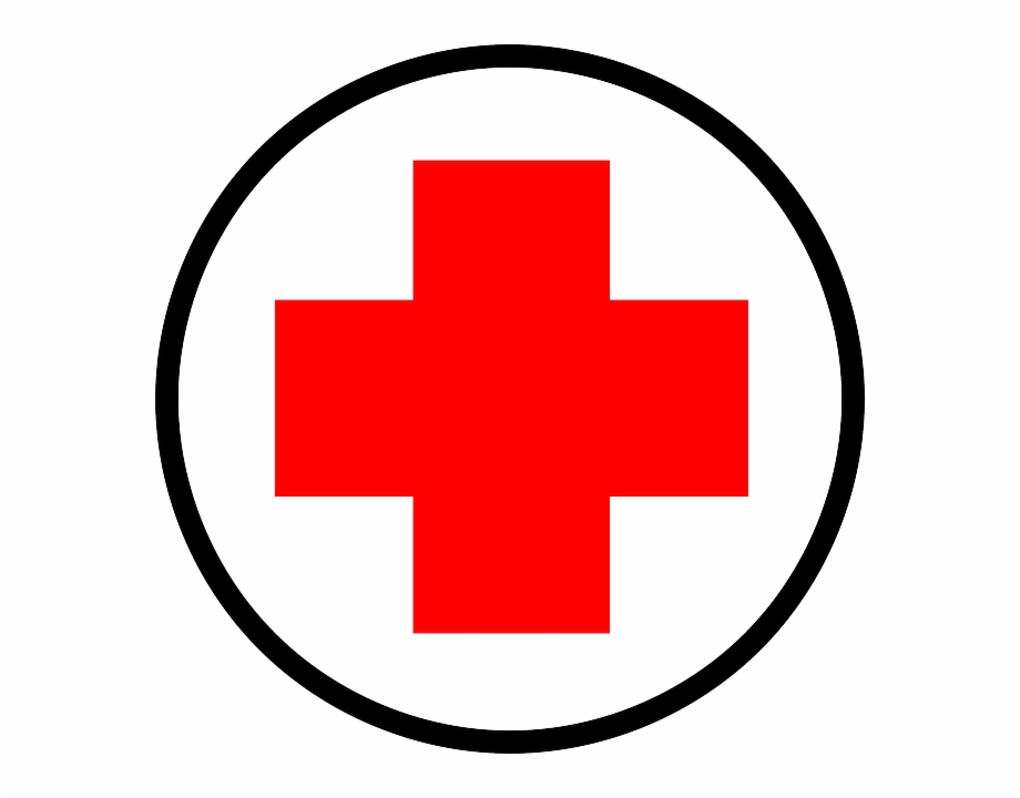 Red cross clipart.