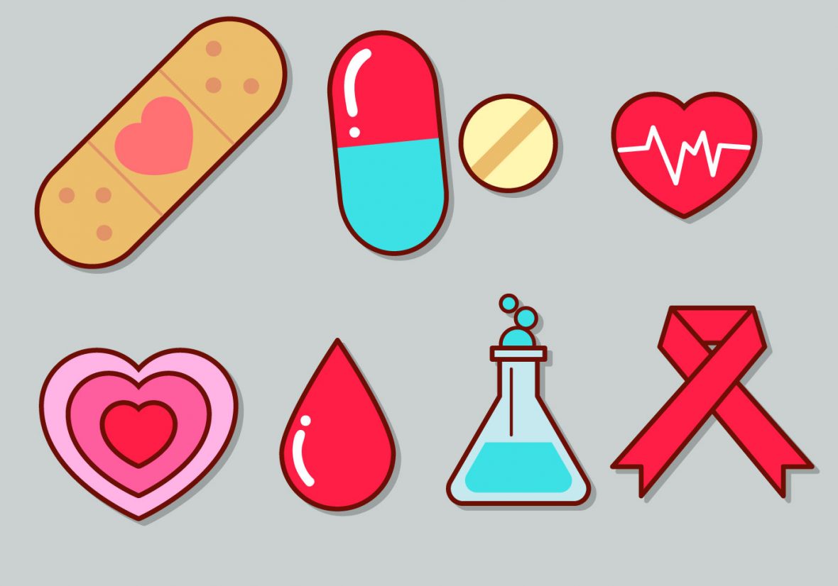 Cute Medical Icon Set