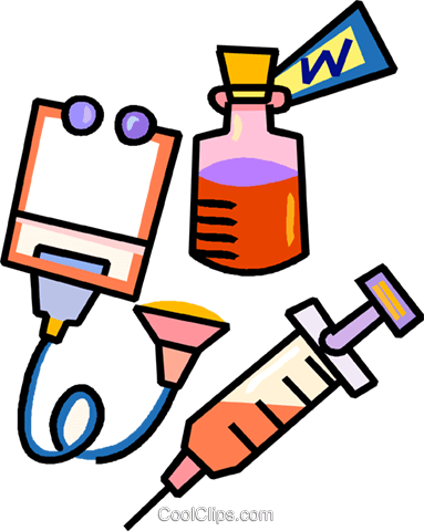 Medical equipment Royalty Free Vector Clip Art illustration