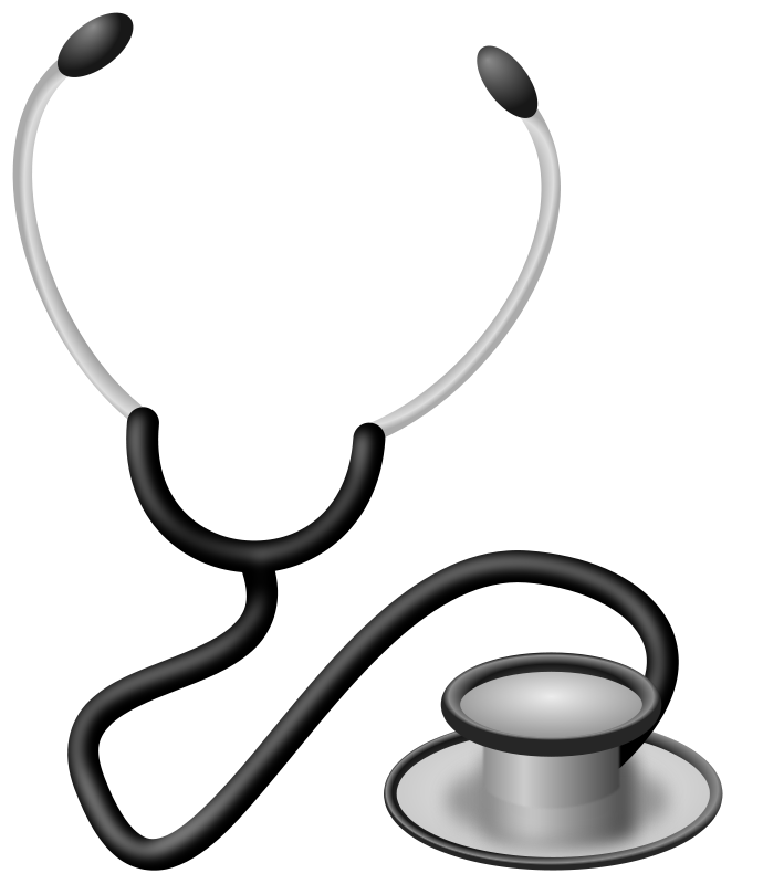 Stethoscope medical clipart.