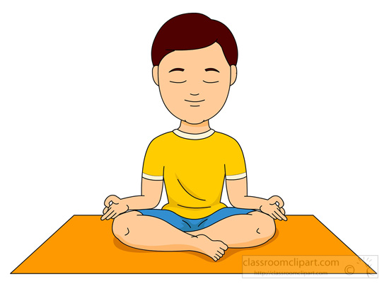 Calm clipart kid meditation, Calm kid meditation Transparent