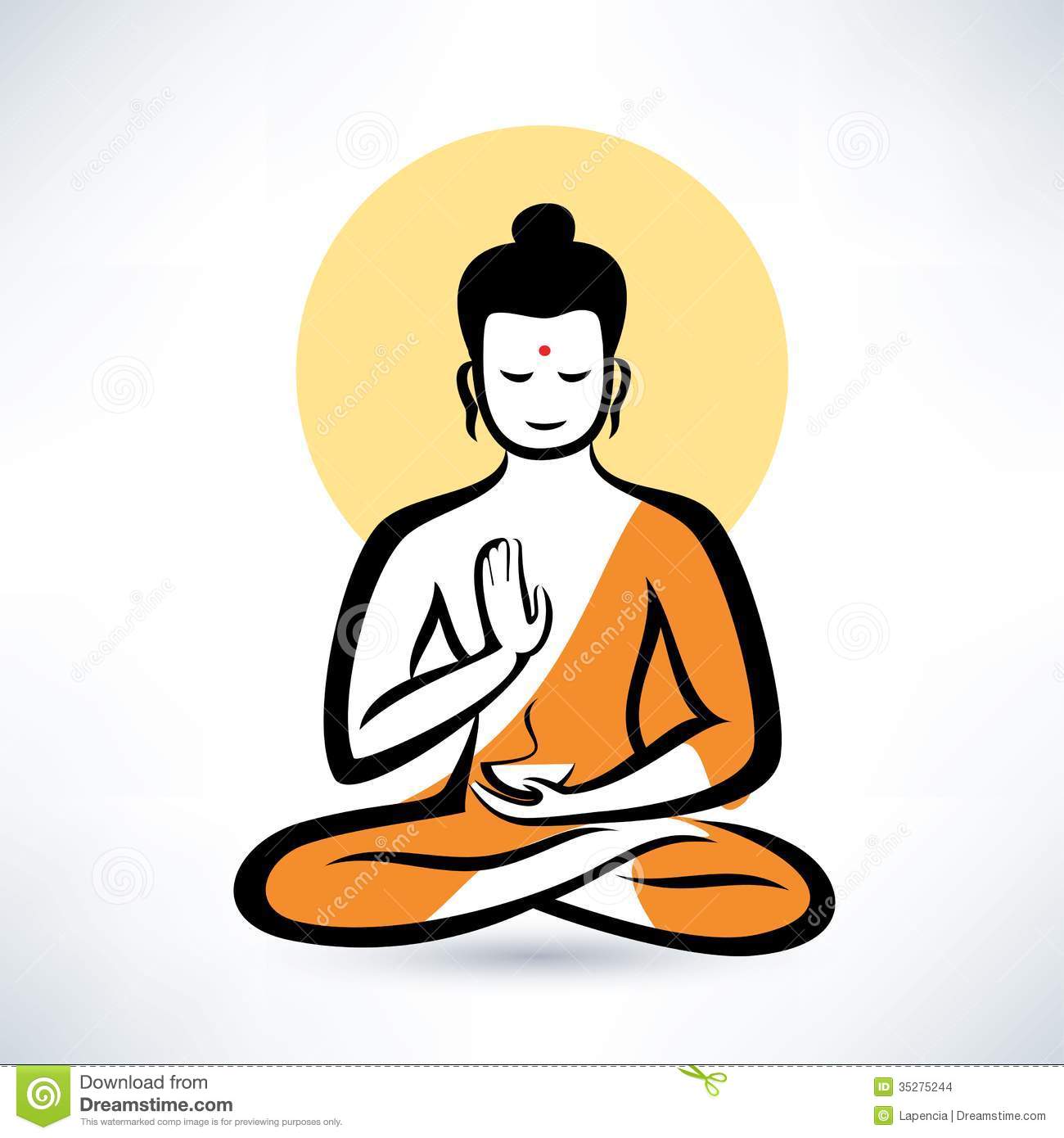 Buddha clipart meditation.