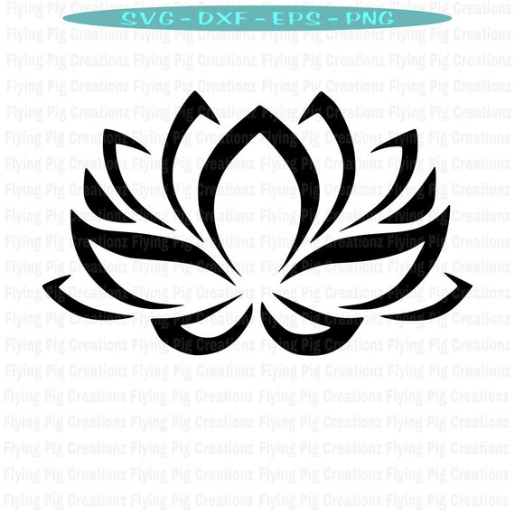 Lotus Svg, Lotus Flower svg, Flower svg, Blooming Lotus svg