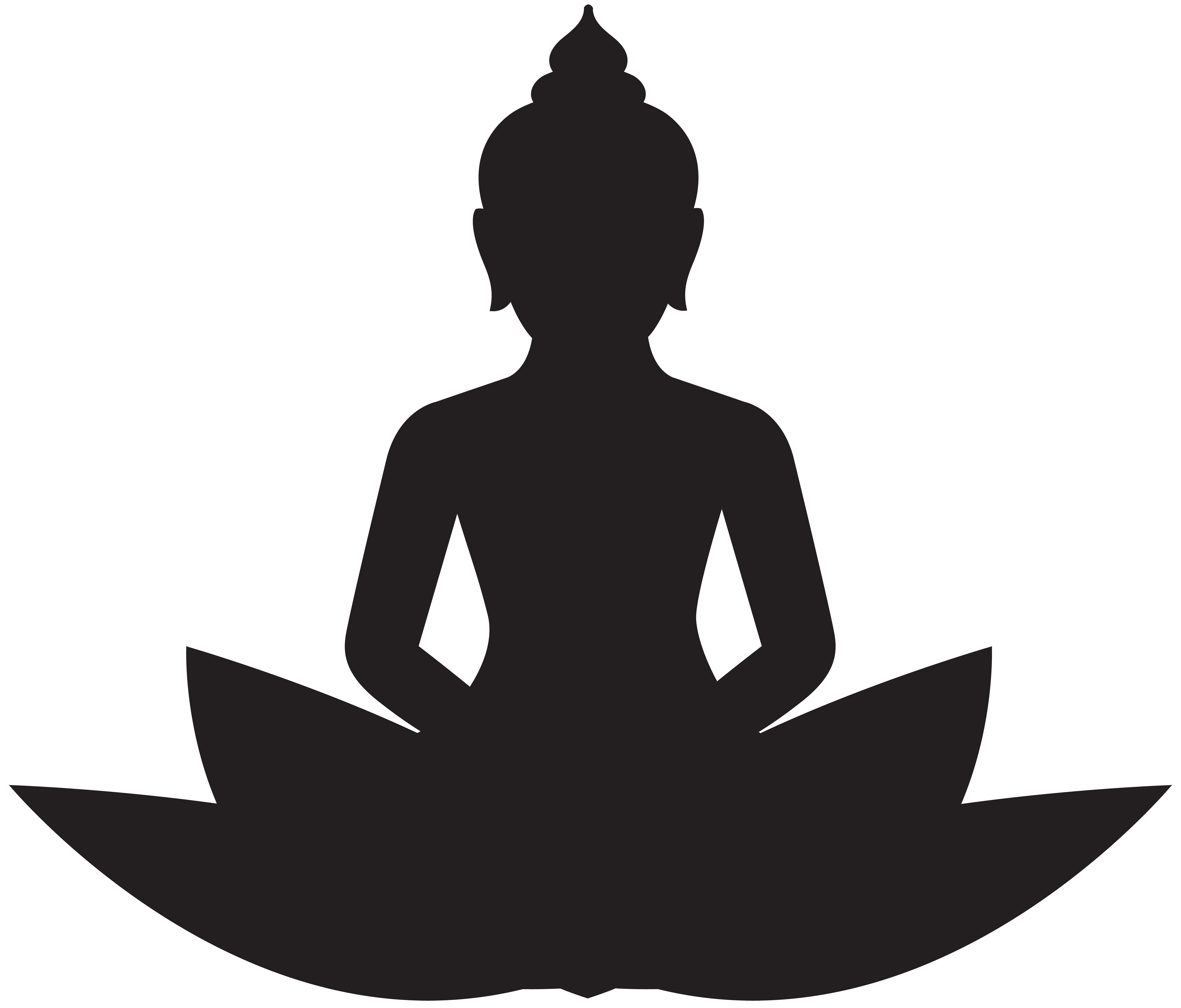 Buddhist meditation Buddhism Lotus position Clip art