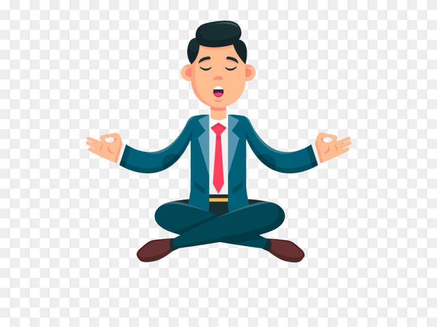 How meditate clipart.