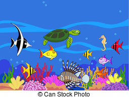 Sea life Clip Art Vector Graphics