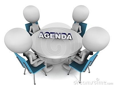 Agenda clipart meeting.