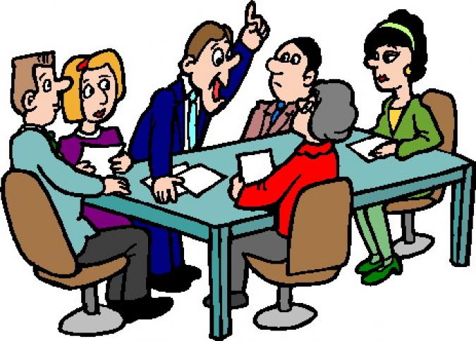 Meeting minutes clipart.