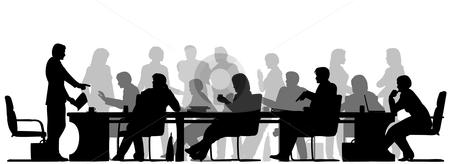 Free Image On Pixabay Business Meeting Silhouette Png