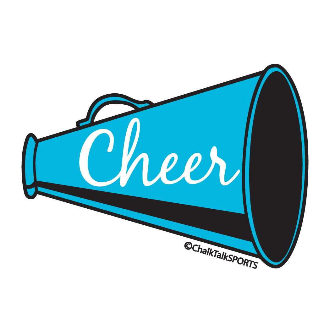 Cheer megaphone clipart cheerleading free images