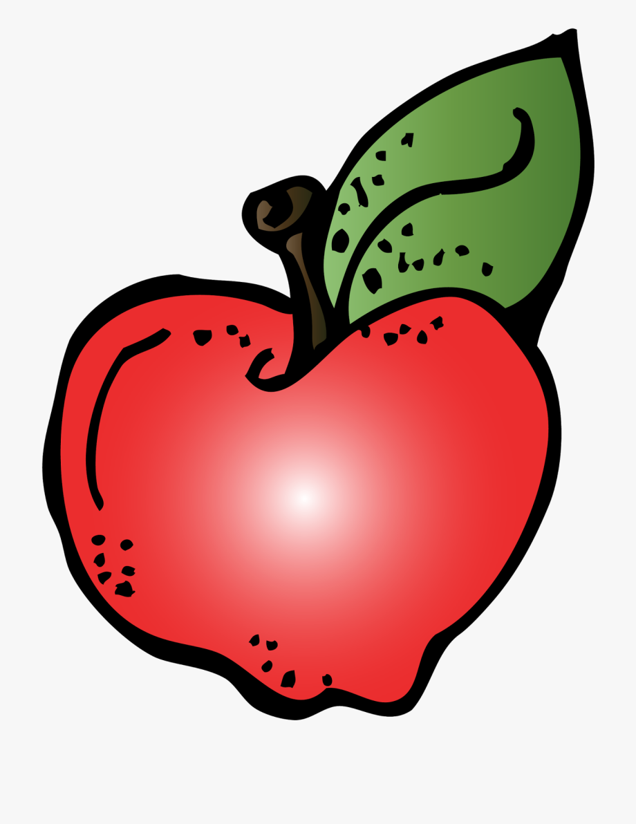 First Grade Clipart September Apple