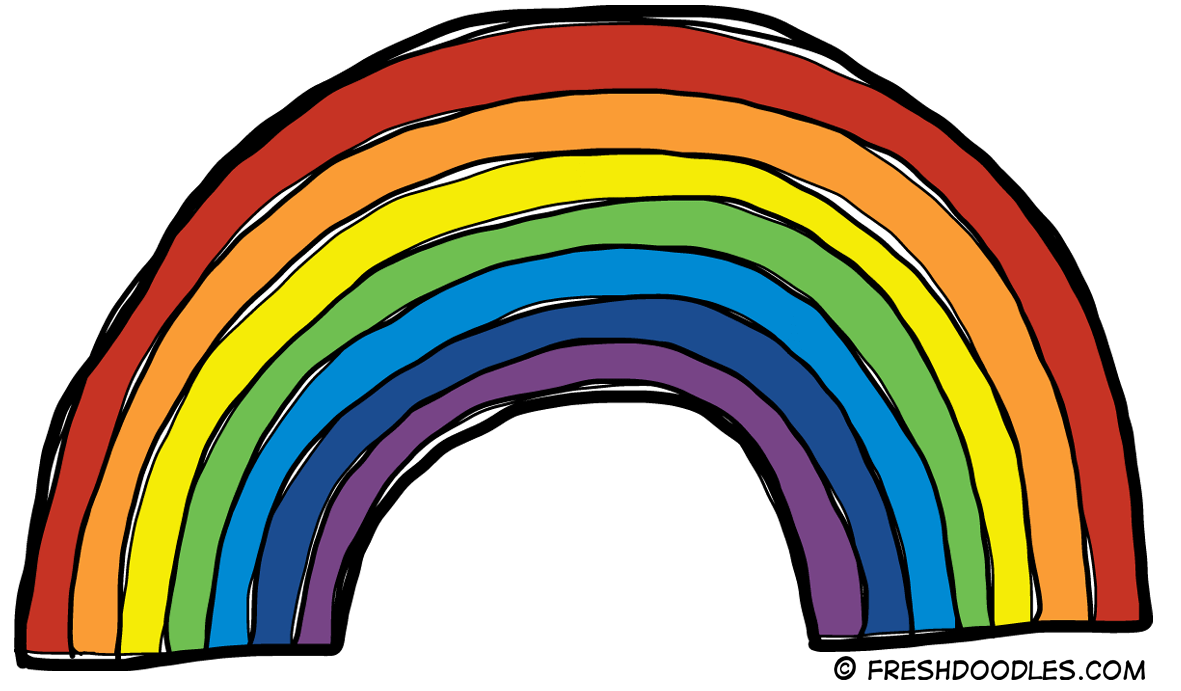 melonheadz clipart rainbow