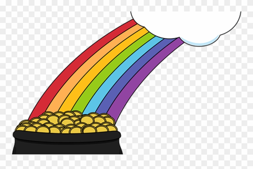 Free Rainbow And Pot Of Gold Clipart, Download Free