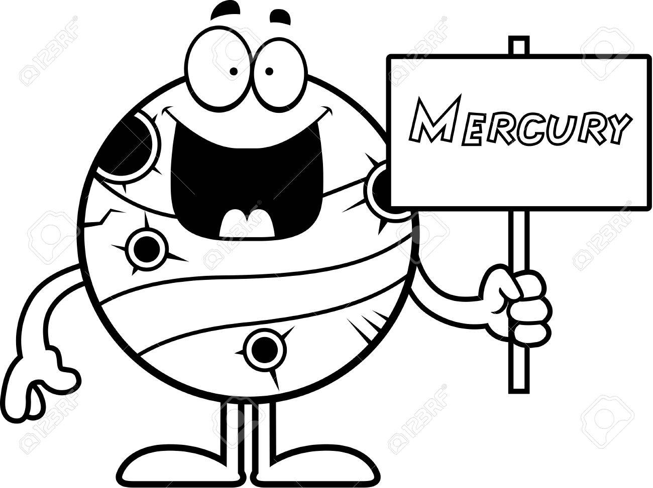 Mercury cartoon cliparts.