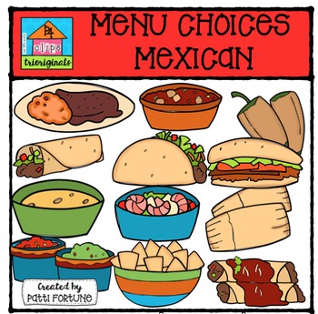 Mexican create menu.