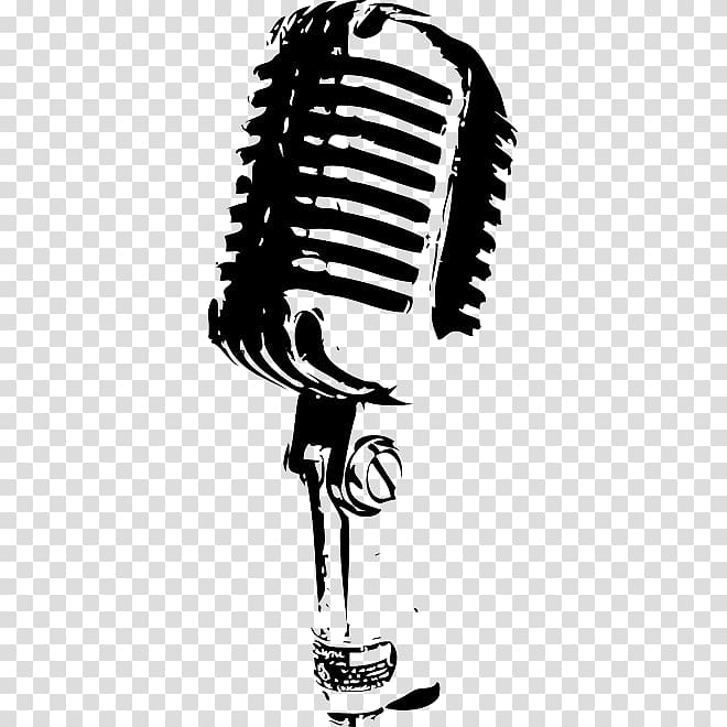 Microphone graphics drawing.