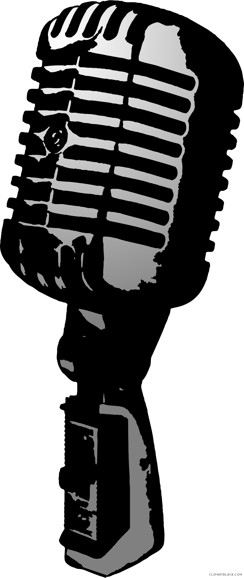 Microphone clipart old style, Microphone old style