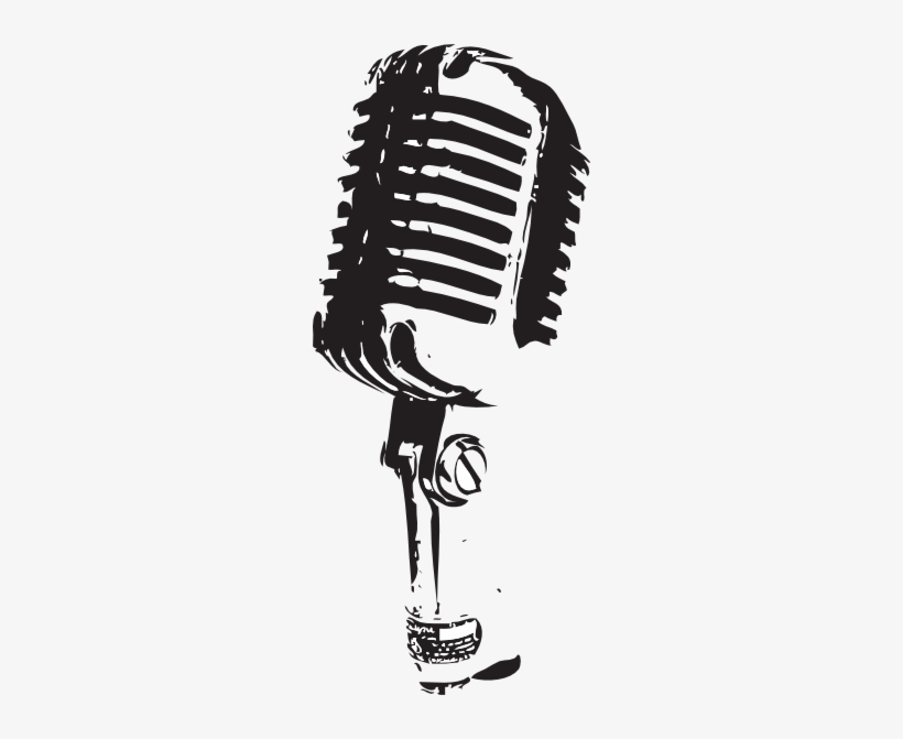 Old School Microphone Clipart