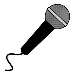 Free microphone clipart.