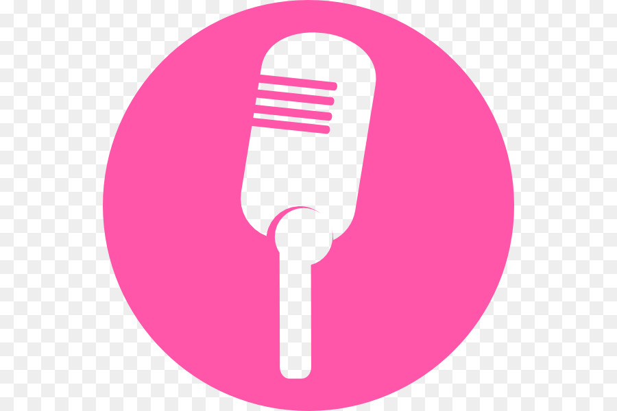 mic clipart pink