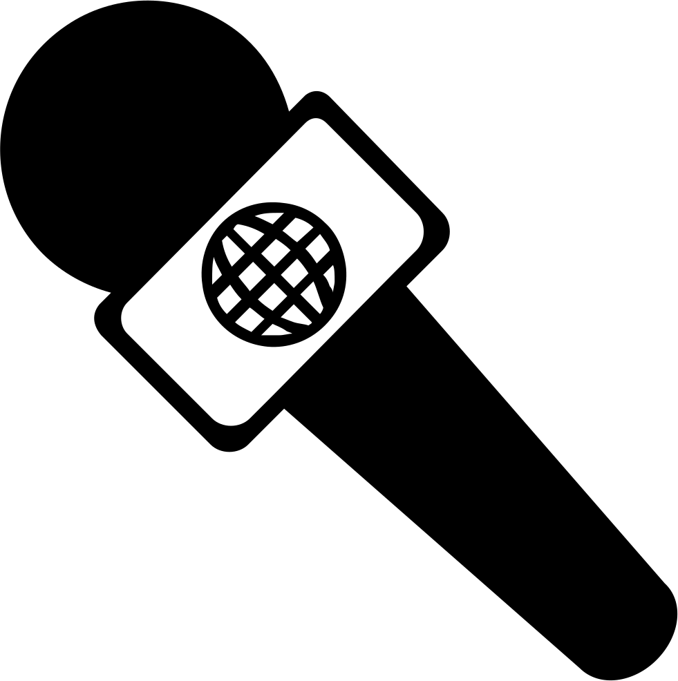 Microphone clipart reporter.