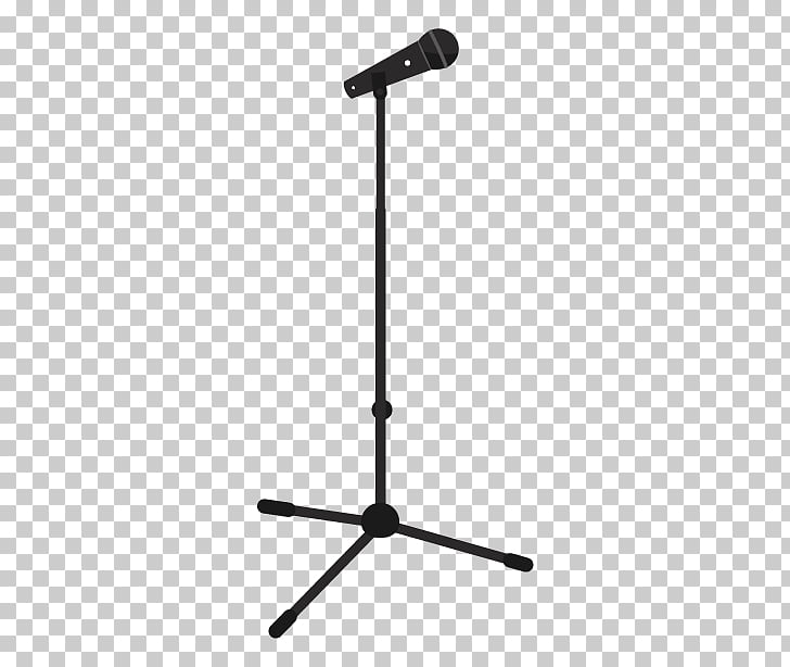 Microphone music silhouette.