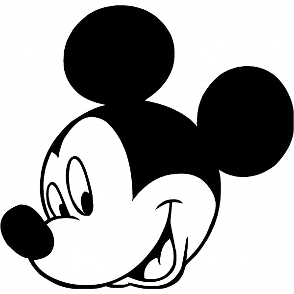 Mickey Mouse Clipart Black And White