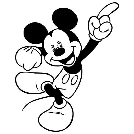 Free Mickey Mouse Black And White, Download Free Clip Art