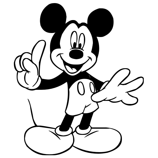 Free Mickey Mouse Black And White, Download Free Clip Art