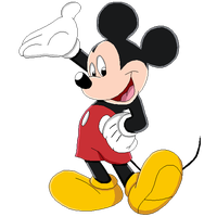 mickey mouse clipart transparent background
