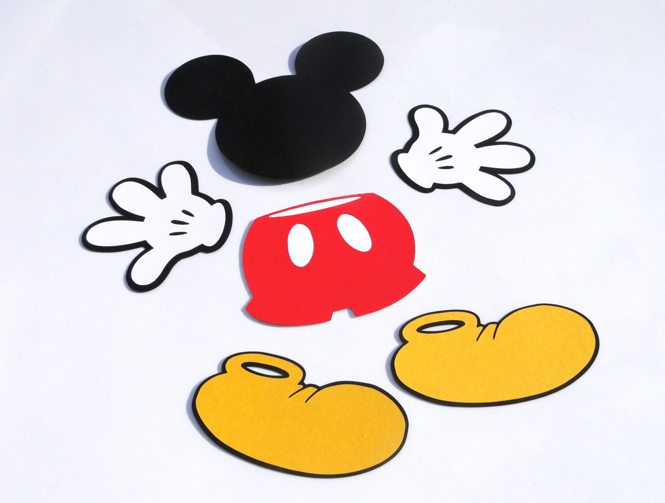 Mickey Mouse Pants Clipart