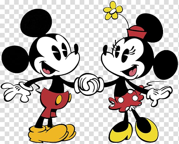 Classic Mickey and Minnie Mouse illustration, Minnie Mouse