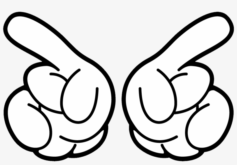 Mickey Mouse Hand Png Svg Download