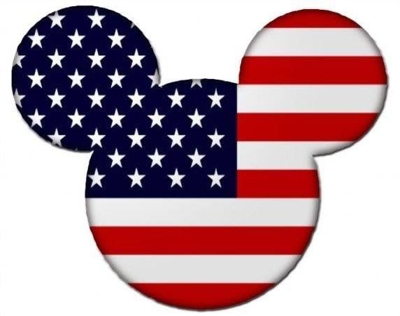 American Flag Mickey