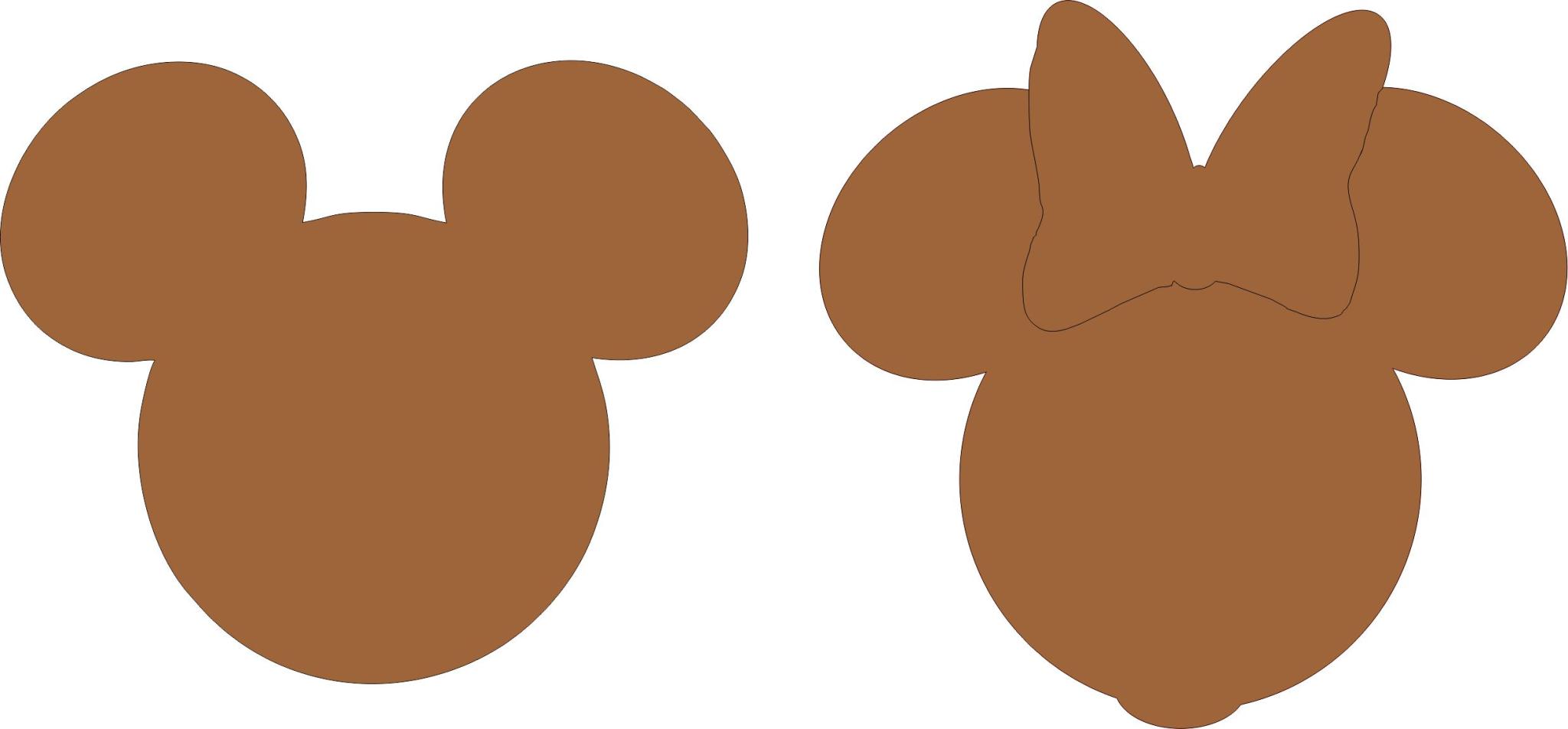 Free Outline Of Mickey Mouse Head, Download Free Clip Art